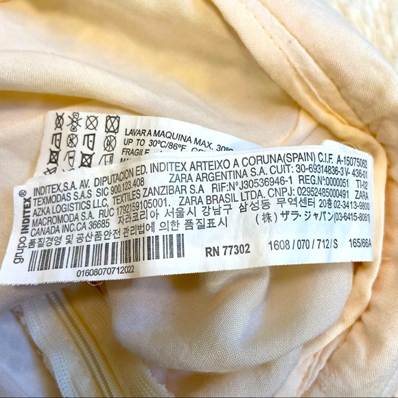 ZARA Basic Crochet Ivory Skort - Size: S - Picture 6 of 8